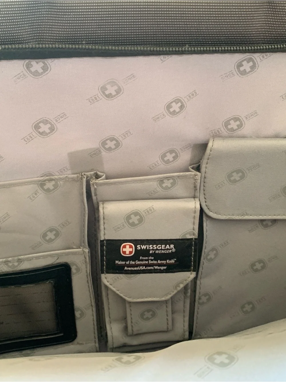 Wegner Swissgear Black Laptop Briefcase Messenger Bag with Shoulder Strap